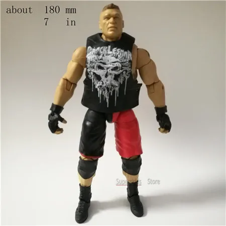 brock WWEE Американский wresle mania модели Фигурки Оригинальные заводские игрушки Халк Хоган без запаха большой E Римский царит гробовщик - Цвет: brock
