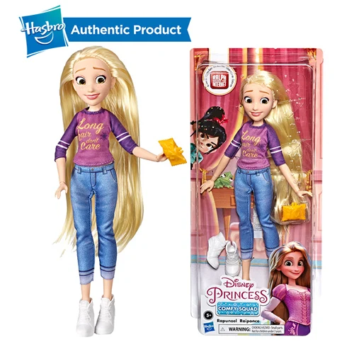 Rapunzel Hasbro Дисней Принцесса Белль Рапунцель Тиана Comfy Squad Ральф день рождения Wreck-It Ральф разбивает интернет куклы - Цвет: Rapunzel