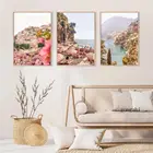 Постеры для путешествий Positano, Италия, берег Амальфи, природный пейзаж, холст, живопись и принты, настенные картины, декор для спальни