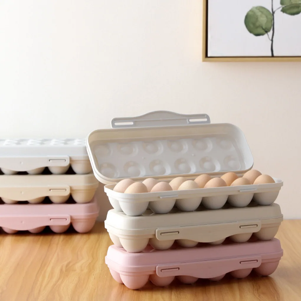 

Пластиковый контейнер для хранения яиц, яичный лоток с крышкой, контейнер для хранения яиц для холодильника, кухонные предметы, контейнер д...
