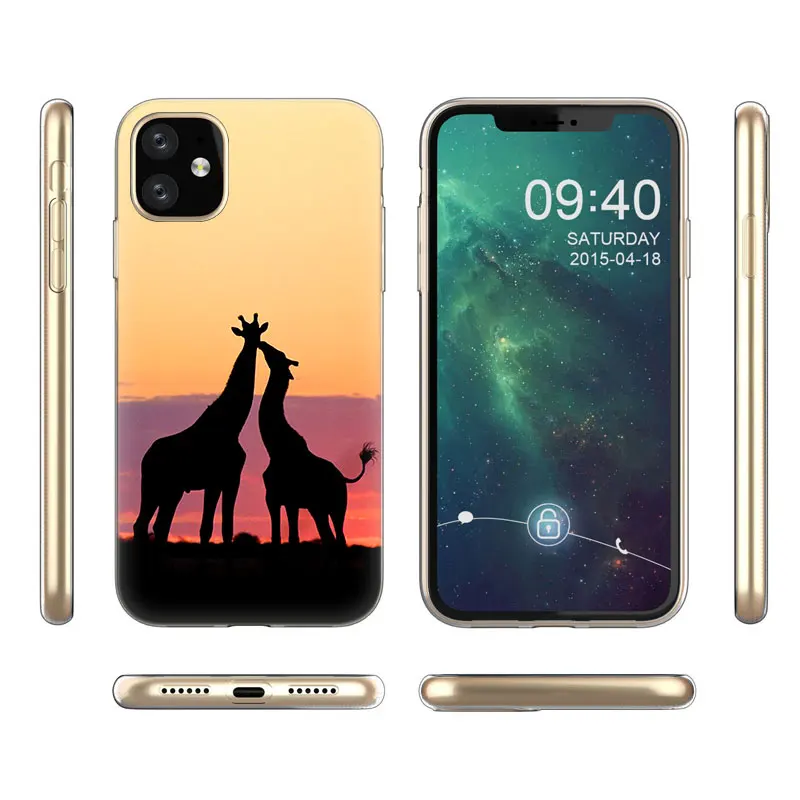 Модный силиконовый прозрачный чехол для Apple iPhone 11 Pro XS Max X XR 6 6s 7 8 Plus 5 5s SE|Бамперы| |