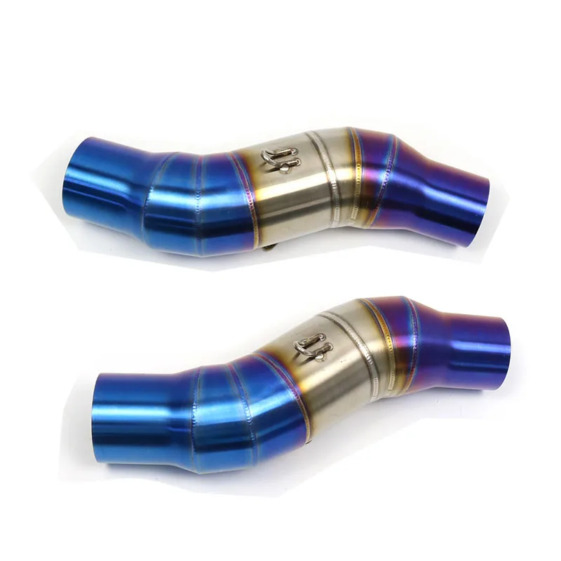 Адаптер для мотоцикла глушитель выхлопной трубы среднее звено трубка наконечник