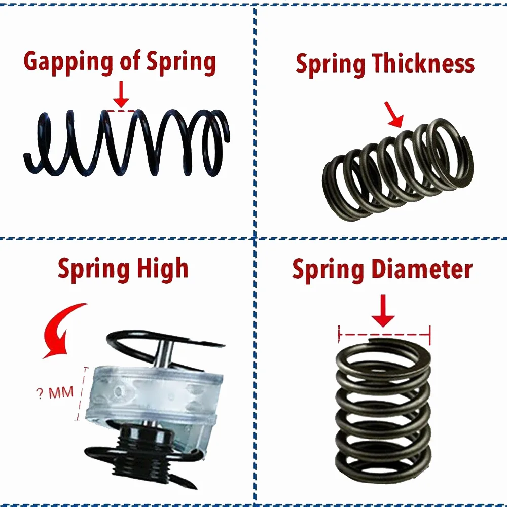 

2pcs Shock Absorber For most type of car Car Rubber Shock F-Type Parts Practical Spring Suspension Support
