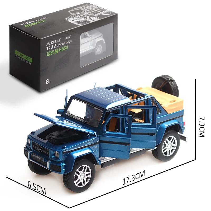 1:32 Новинка Maybach G650 литая модель автомобиля литая под давлением игрушка автомобильный звуковой светильник оттягивающийся автомобиль для мальчиков Детский подарок автомобиль игрушки колесо