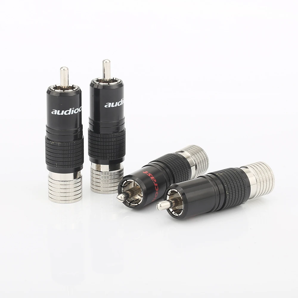 Аудиофил с родиевым покрытием RCA терминал аудиофил разъем Без припоя для DIY |