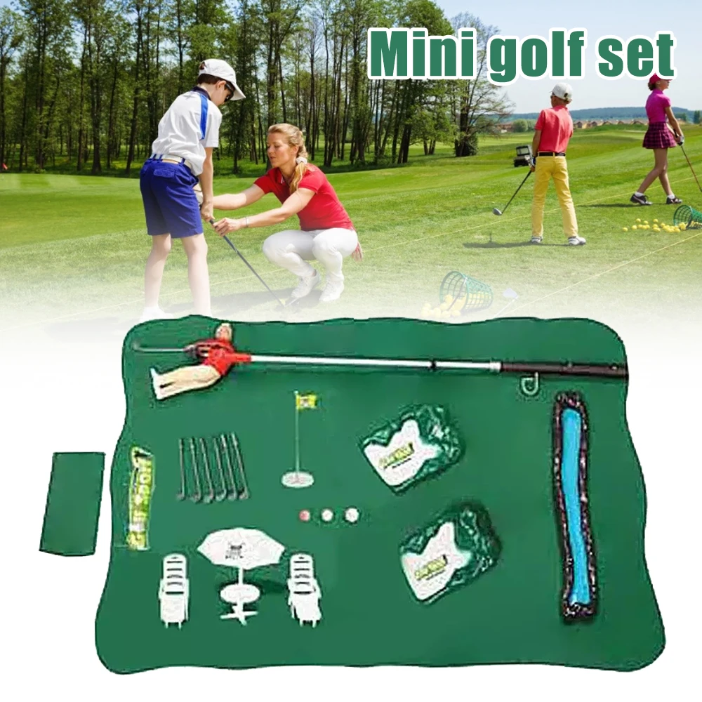 Мини гольф профессиональный набор для тренировок игрушек игры в помещении с