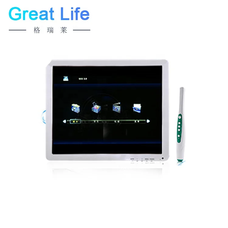 

Usb внутриполостная камера 5,0 мегапикселей, 17-дюймовый ЖК-монитор, интраоральная камера со стандартным эндоскопом для зубов, Wi-Fi