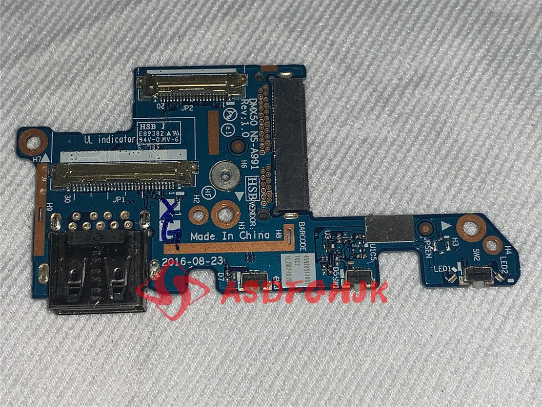 Original FOR Lenovo Miix 720-12ikb USB Power Board DMX50 ns-a991 TESED OK