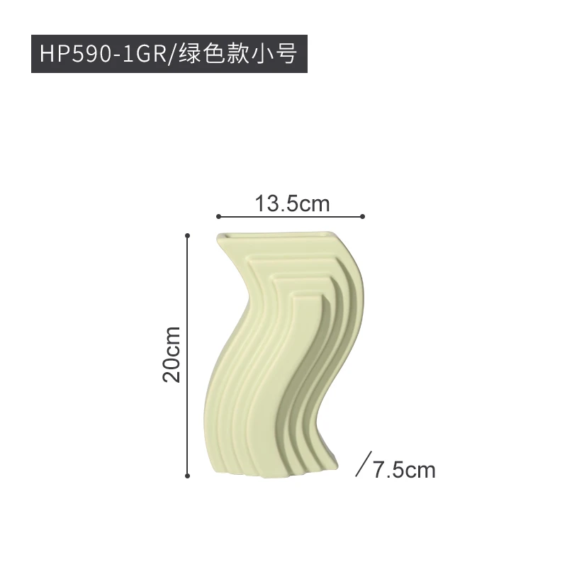 

Minimalist Modern Vase Decoration Nordic Creative Table Flower Ceramic Vase Room Office Dekoracje Do Pokoju Home Decor DF50HP
