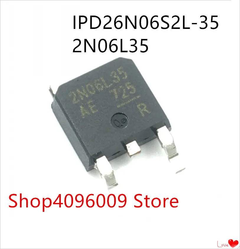 

NEW 10PCS/LOT IPD26N06S2L-35 2N06L35 TO-252