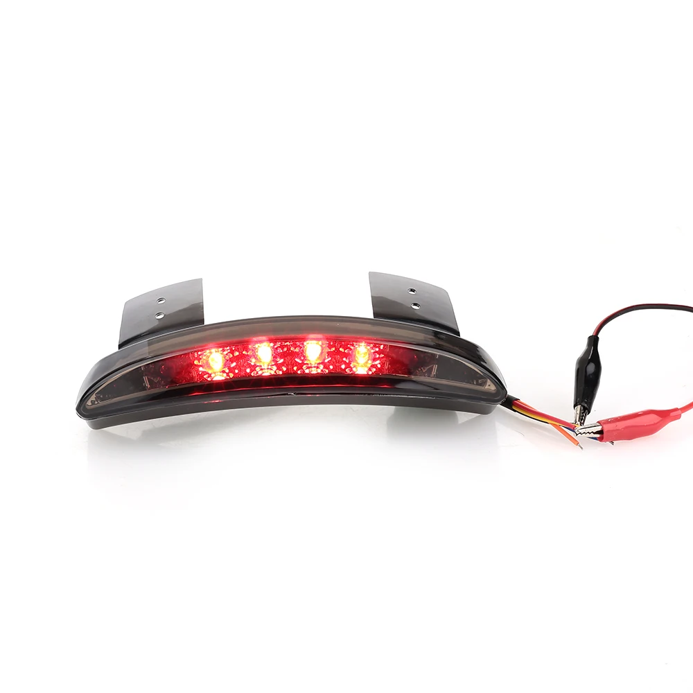 Vehemo DC12V мотоциклетный задний светильник светодиодный прочный с рулем красный