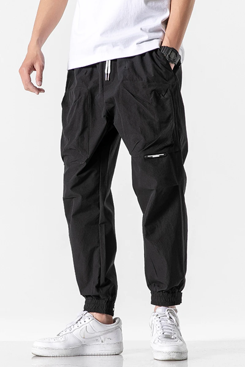 Брюки мужские спортивные свободного покроя модные штаны в стиле хип-хоп