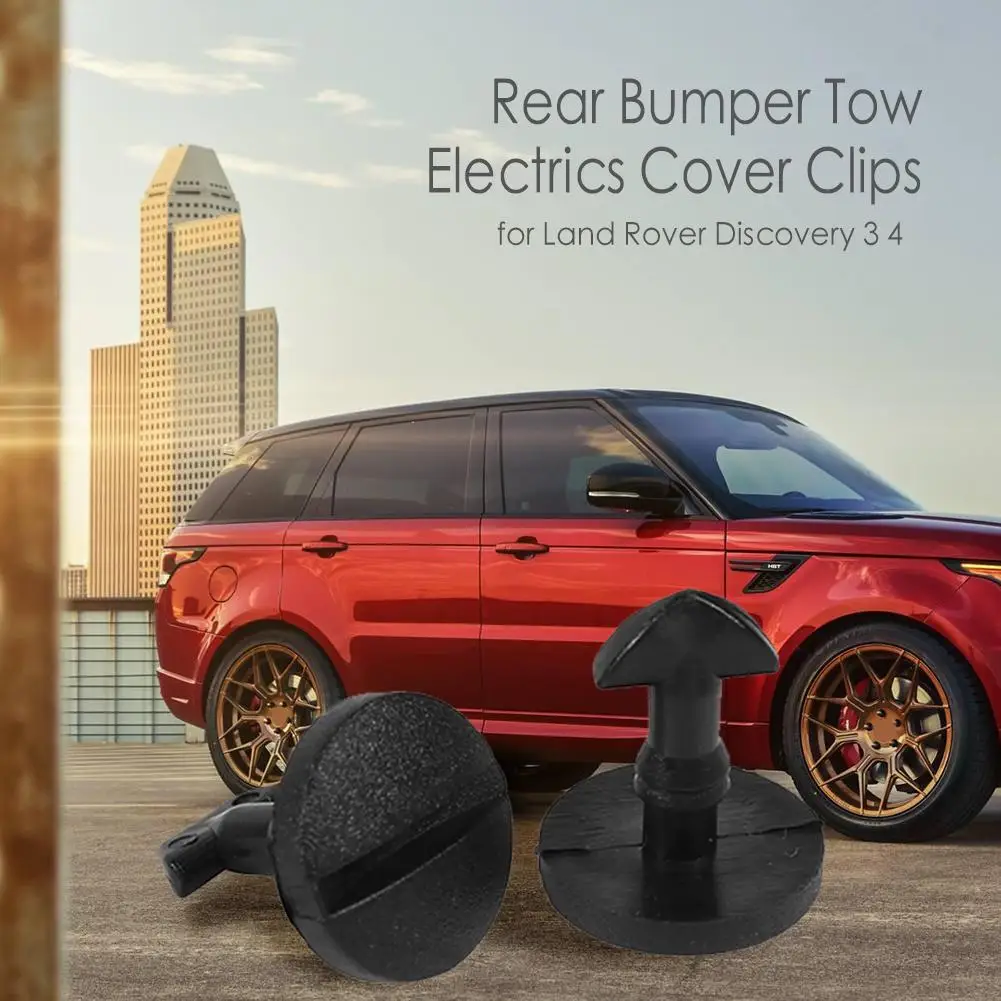 2 шт. задний бампер буксировочная крышка зажимов отличное и прочное Пластик для