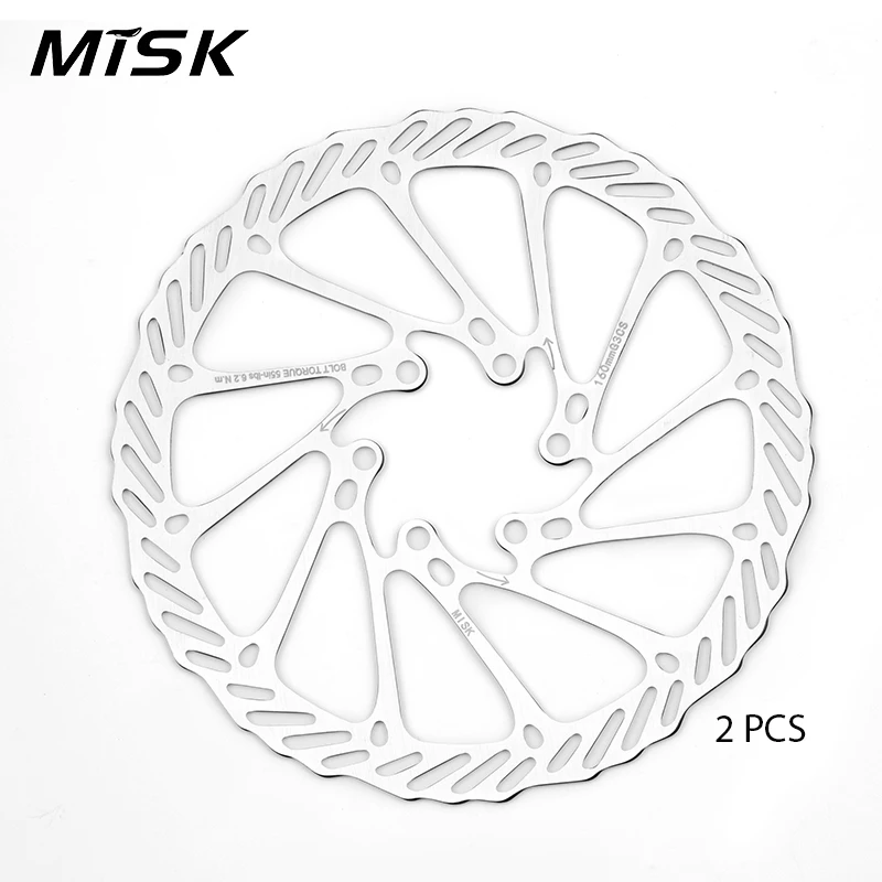 MISK велосипедный дисковый тормоз 160 мм 2 шт. для Mtb руль шоссейного велосипеда