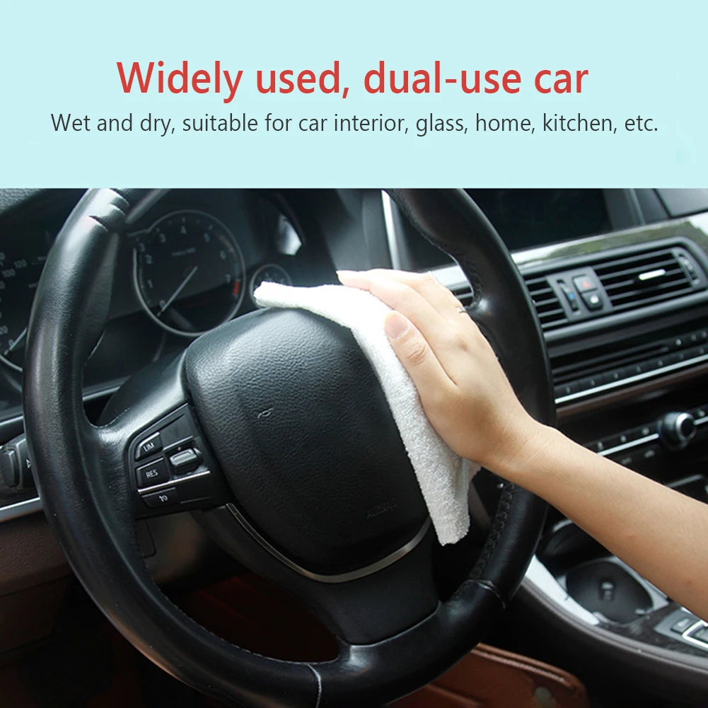 12x одноразовая микрофибра Кухня Полотенца для мытья посуды автомобиля ткани