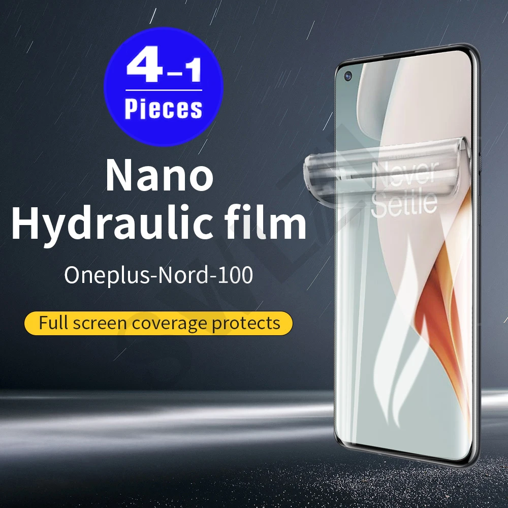 

1-4Pcs soft full cover for oneplus Nord 7 7T 8 8T plus 9 pro 9R 9E N10 N100 6 6T hydrogel film phone screen protector Not Glass