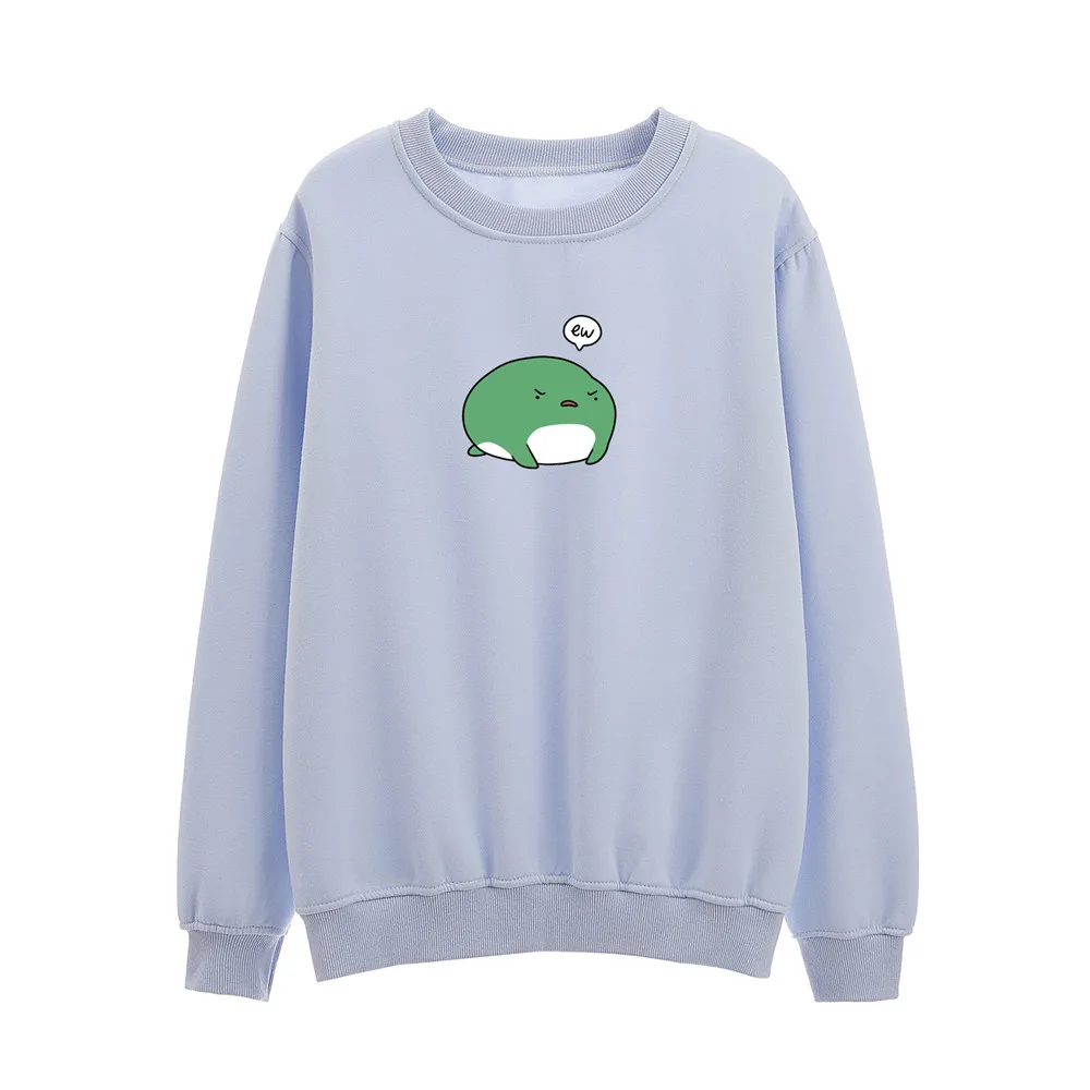 Winter Harajuku Girls Sweatshirt Cute Sweetshirts Crewneck Oversized Hoodie Cute Harajuku Kawaii Cotton Hoodies Cartoon Women