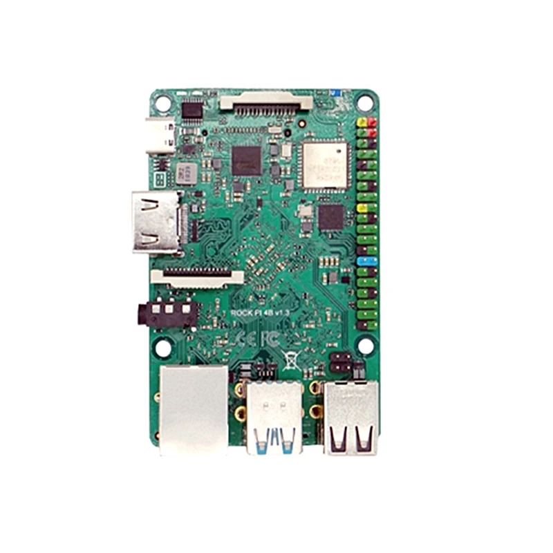 Rock Pi 4B Rockchip rk3399 development board for Android 10 friendly T4/M4 Raspberry 4B+ |