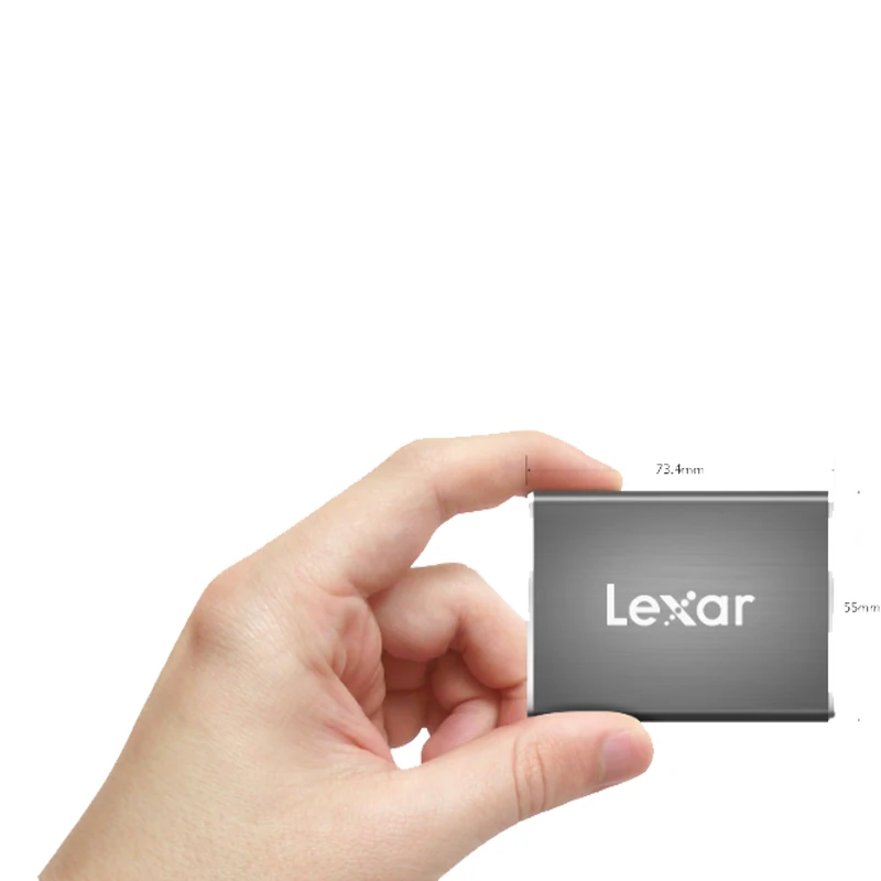 LEXAR SSD 240G 512G Мобильный твердотельный накопитель большой емкости USB3.0 жесткий диск высокоскоростной Накопитель SSD SL100 512G мобильный жесткий