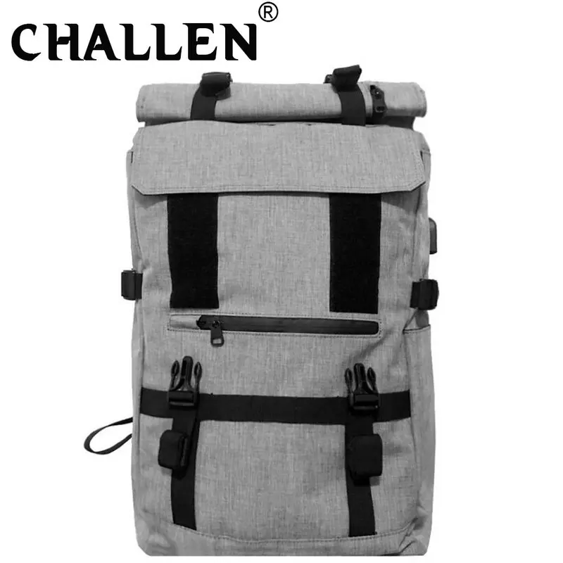 Мужской рюкзак для путешествий на открытом воздухе USB ноутбука женская мужская