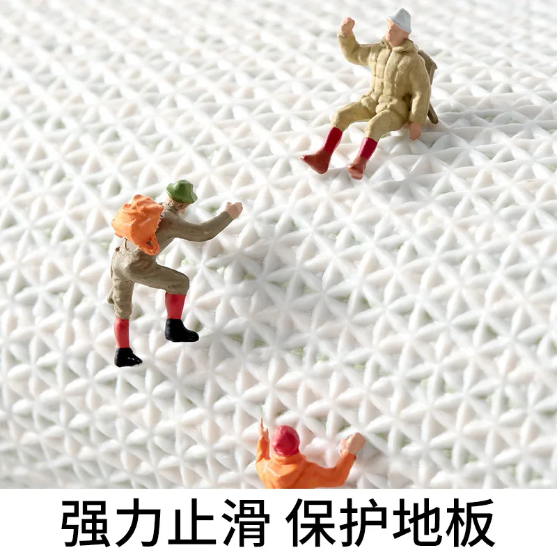 

KC Flocking Home Carpet Floor Mats Household Bathroom Bathtub Absorbent Foot Mats Bathroom Non-slip Mats Floor Mat Rug Rugs