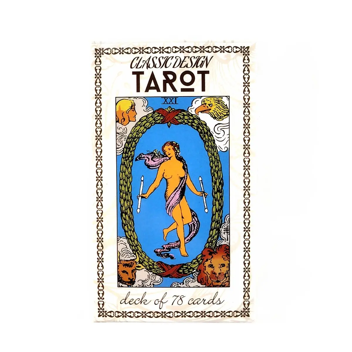 Latest High Quality Classic Design Tarot Cards Fortune Guidance Telling Divination Deck Board Game With PDF Guidebook 78 Pcs | Спорт и