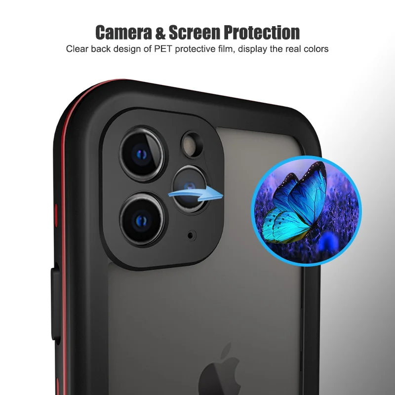 Водонепроницаемый чехол Shellbox IP68 ДЛЯ iphone 11 / Pro PRO Max XR XS MAX подводный