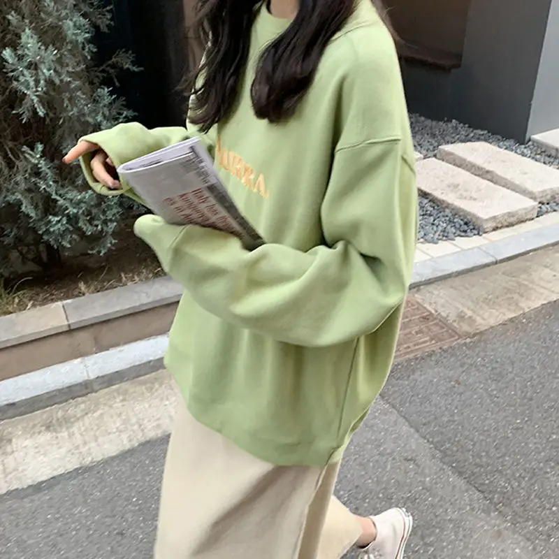 

Sweater Women'S New Spring And Autumn Thin Section Loose Trendy Student Blouse Was Thin Coat