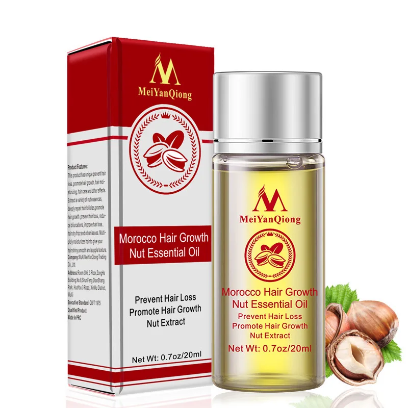 

Morocco Hair Growth Nut Essential Oil Powerful Liquid Treatment Preventing Hair Loss Hair Care Hair Loss Products