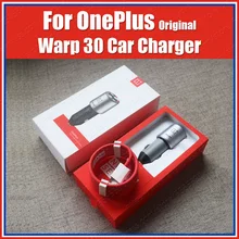 C102A Original OnePlus Warp Charge 30W Car Charger 5V 6A For OnePlus 9 Pro 9R 8T 8 Pro 7T Pro 7 Pro 6T 6 5T 5