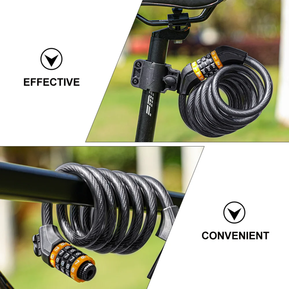 

1Pc Bike Password Lock 5 Digit Bike Lock Anti Theft Lock