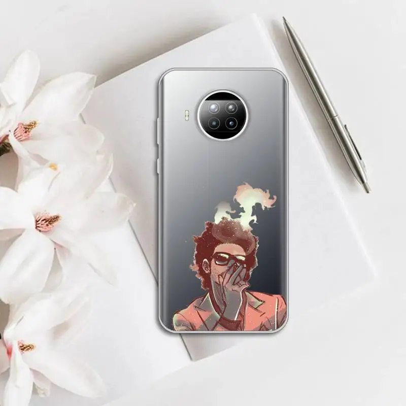 

American rapper The Weeknd XO Phone Case Transparent for Xiaomi Redmi note 10 t 8 9 pro lite 11
