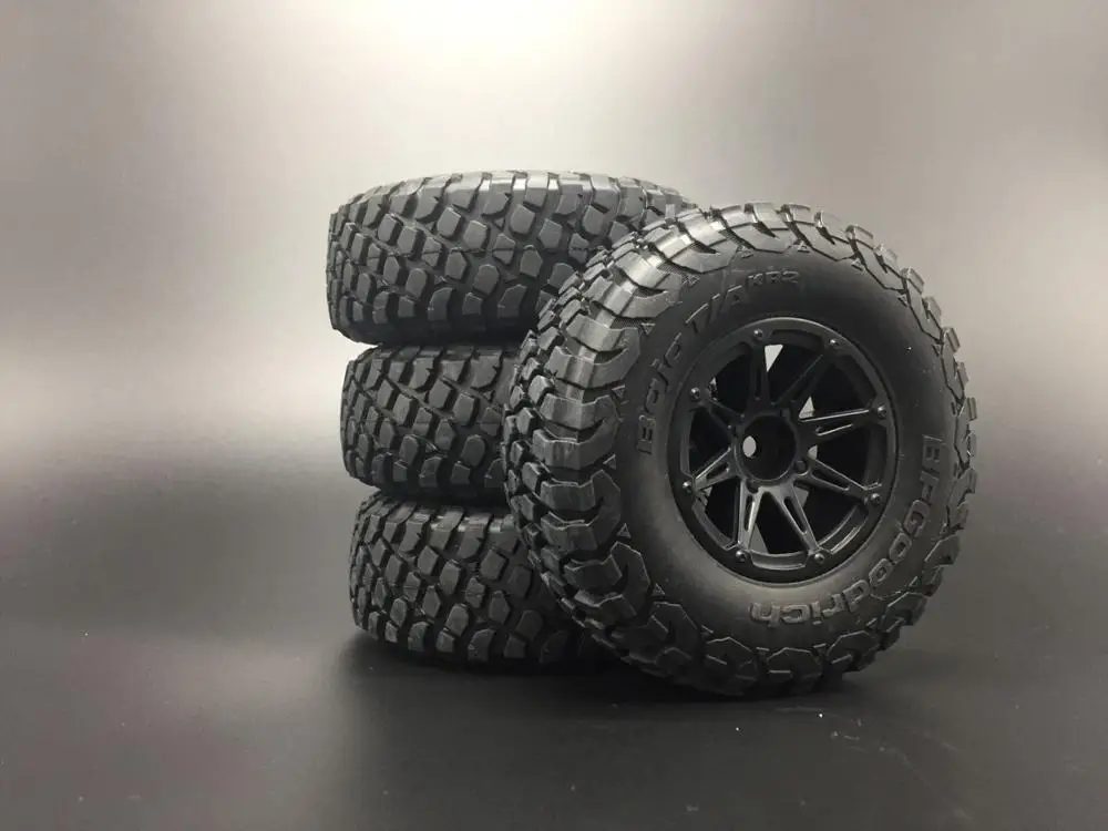 wheels 4pcs E Осевой YETI AX90050 10SC ясный рок cralwer грузовик AX90068 AX31310 AX90026 Кузов/колеса/диски/шины - Цвет: wheels 4pcs E