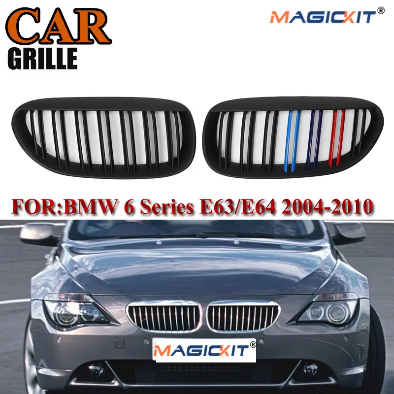 MagicKit пара автомобильных передних гоночных решеток для BMW 6 серии E63 E64 Coupe 2004 2010