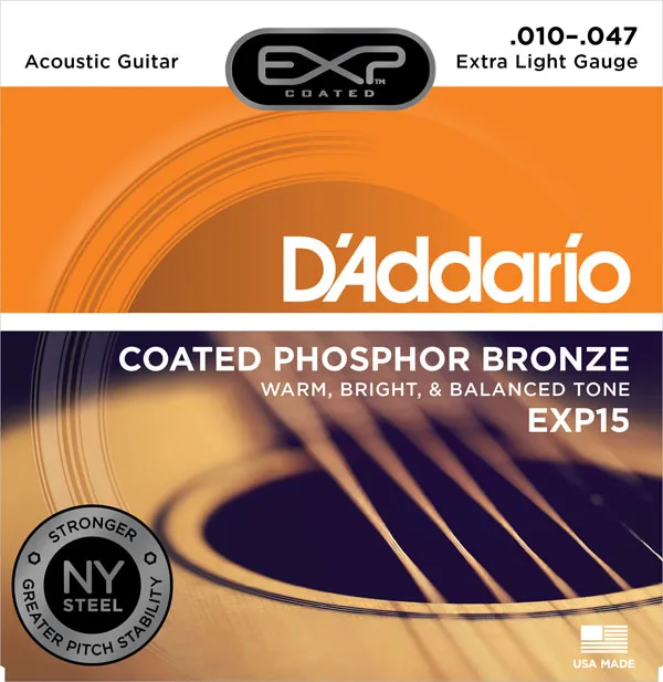 Струны для акустической гитары покрытые фосфором EXP15 EXP16 EXP17 EXP26|acoustic guitar strings|guitar