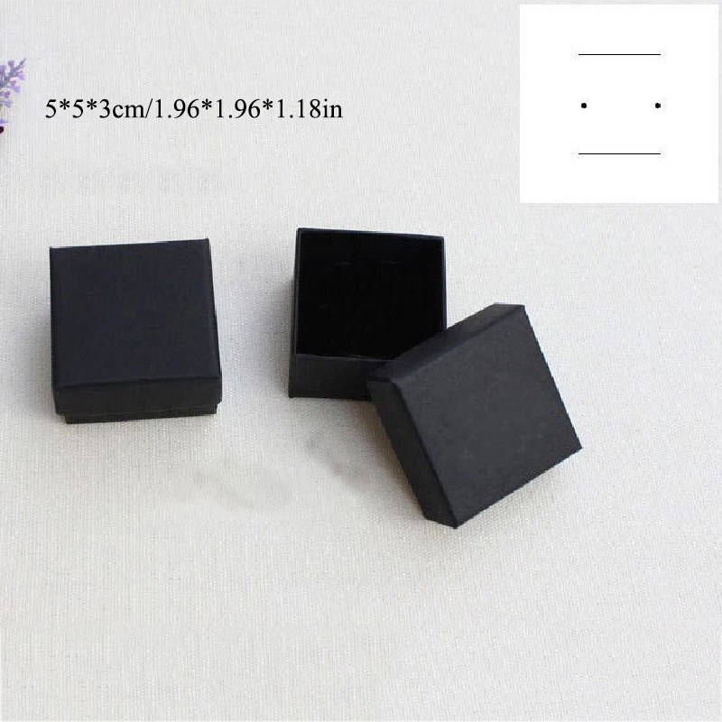 

1Pcs Parper Jewelry Set Gift Box Ring Necklace Bracelets Earring Gift Packaging Boxes With Sponge Gift Box Holder Accessories