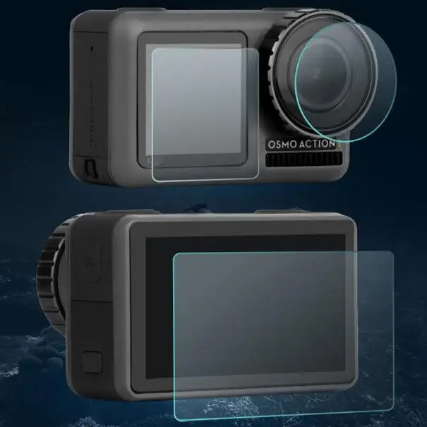 Закаленное стекло для спортивной экшн камеры DJI Osmo 3 шт./компл. Защитное