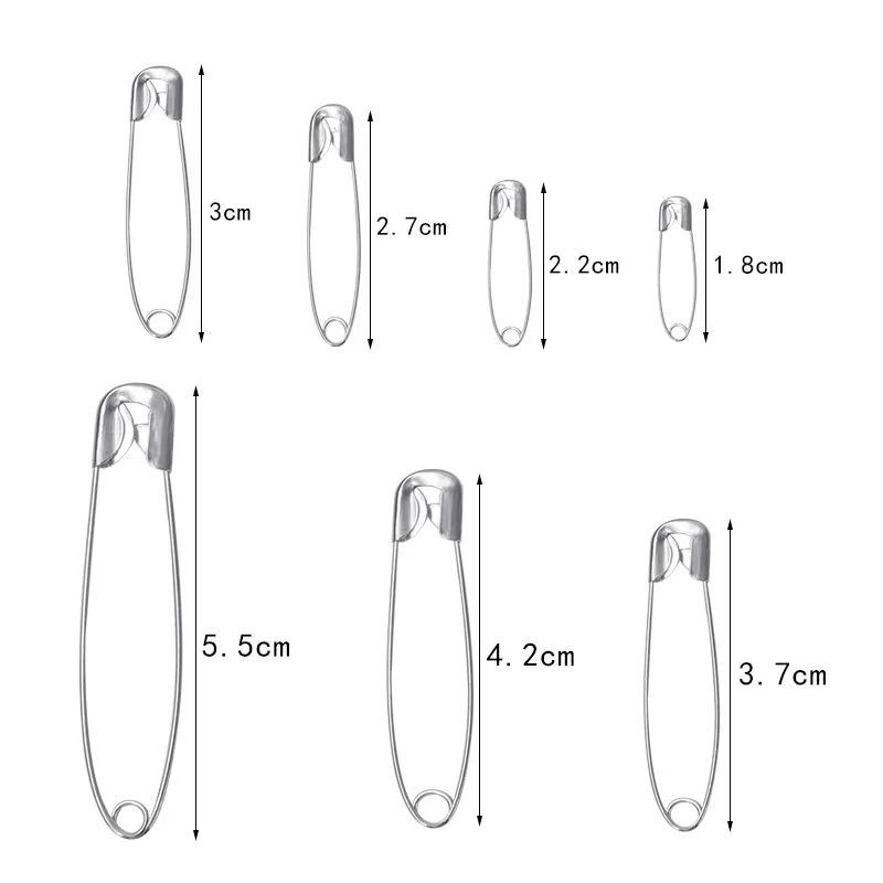 350 шт. брошь серебряного цвета из нержавеющей стали | Дом и сад