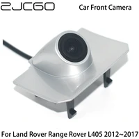 zjcgo ccd hd car front view parking logo camera night vision waterproof positive for land rover range rover l405 20122017