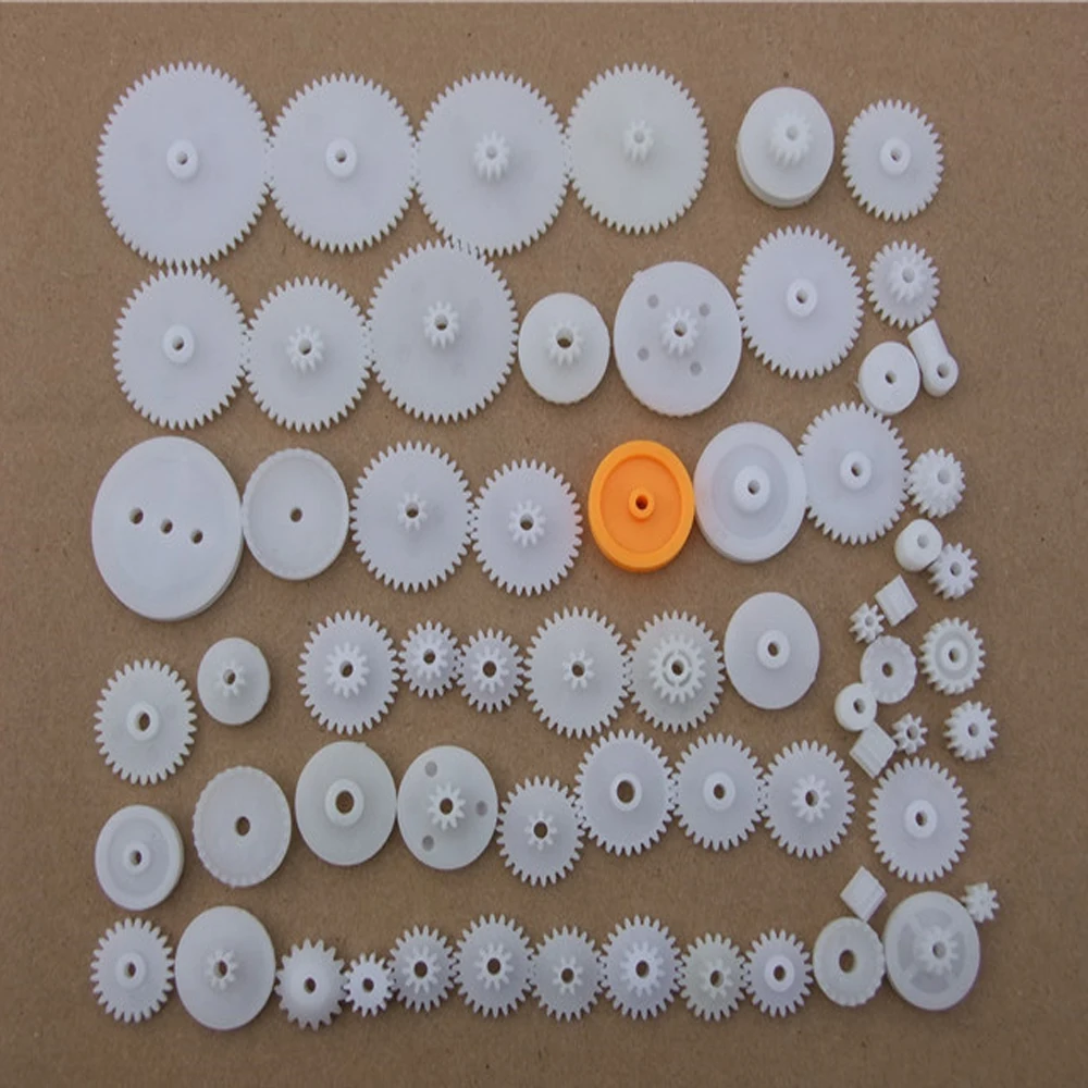64 шестерни в упаковке с червячным шпинделем однослойный двухслойный свободный