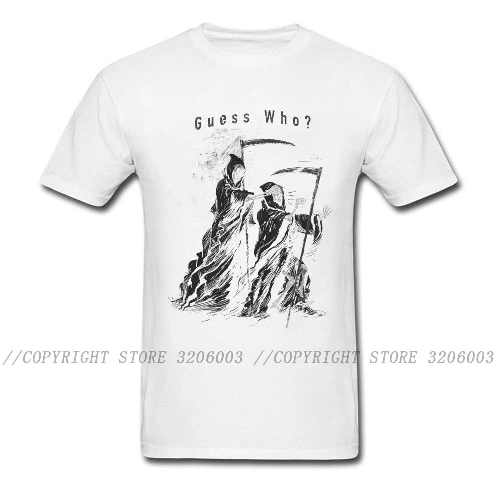 Футболка мужская с коротким рукавом тенниска принтом черепа мрачного Жнеца