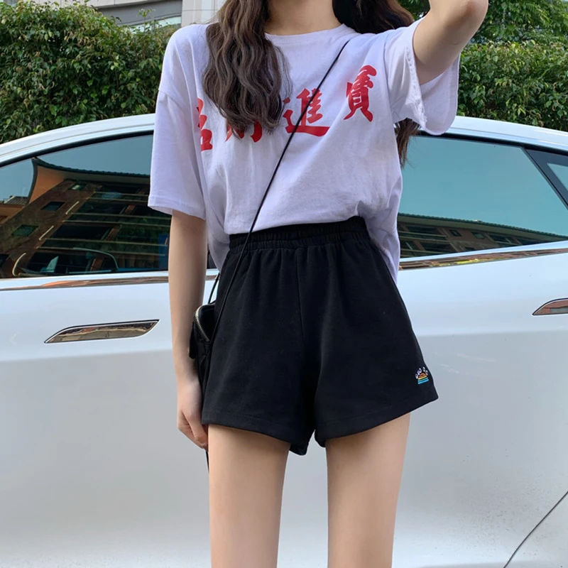 

Women Sports Yoga Shorts Breathable Elastic Waist Shorts Fitness Gym Running Jogging Clothes Shorts Casual Yoga Shorts New