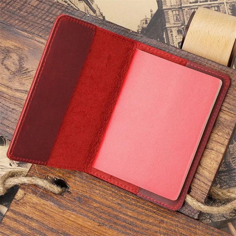 Хит продаж чехол для паспорта Crazy Horse из натуральной кожи в Корейском стиле