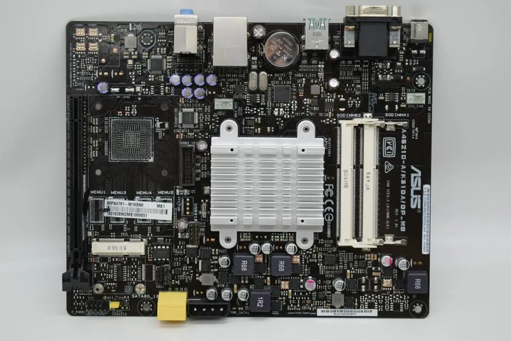 

ASUS A46210-A/K31DA/DP_MB integrated quad-core CPU/DC power supply USB3.1 Original Desktop Motherboard Kit