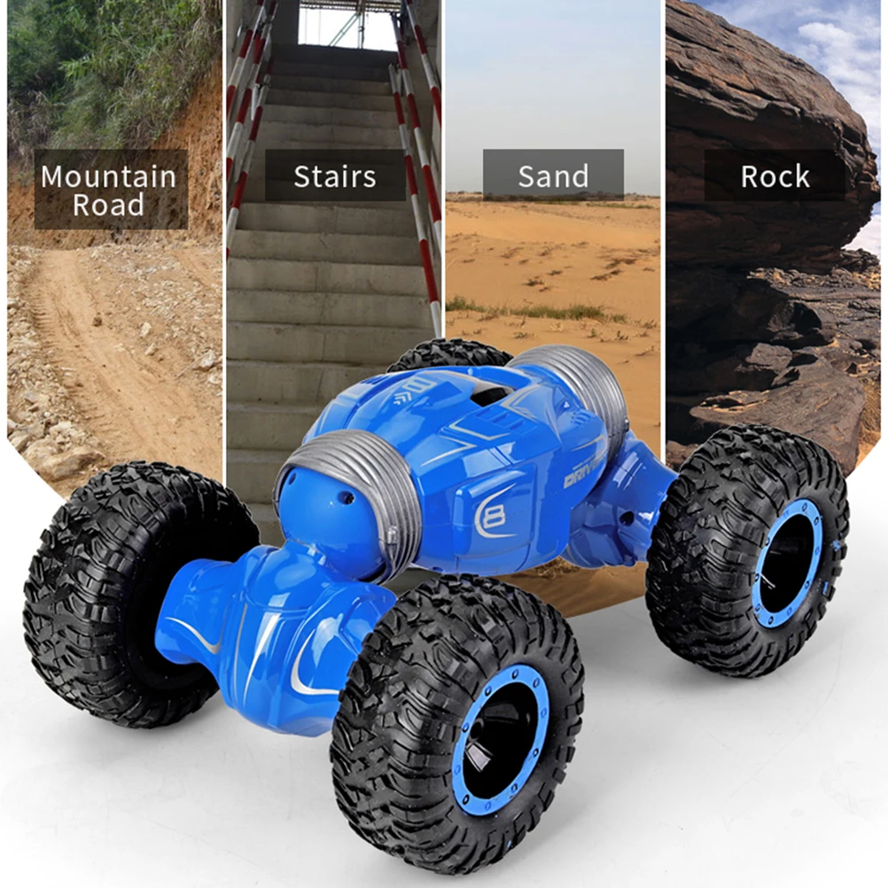 RC Car 1:16 4WD двусторонний пульт дистанционного управления 2 4G трансформируемый ключ