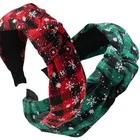 Рождество 2021, новый год 2022, подарки, искусственные повязки для волос для родителей и детей, украшения для дома