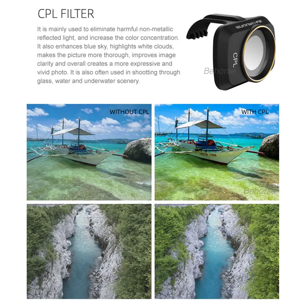 6 шт./компл. DJI Mini SE/Mini 2 объектив для беспилотника фильтры ND CPL серия NDPL MCUV камеры Mavic