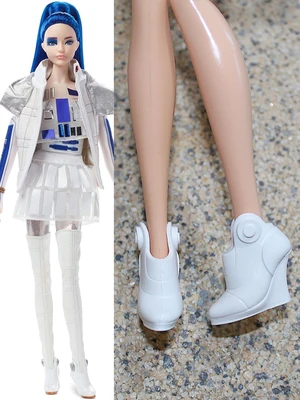

1/6 Doll Shoes Sandals Decors Children DIY Dressing Toy Fashion Doll Boots Toys Colorful Doll Accessories White Blue Red Shoes