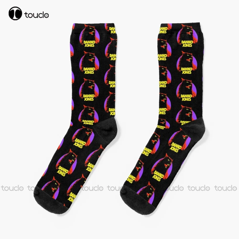 Wild Cat Danko Jones Socks Unisex Adult Teen Youth Socks Personalized Custom 360° Digital Print Hd High Quality  Christmas Gift