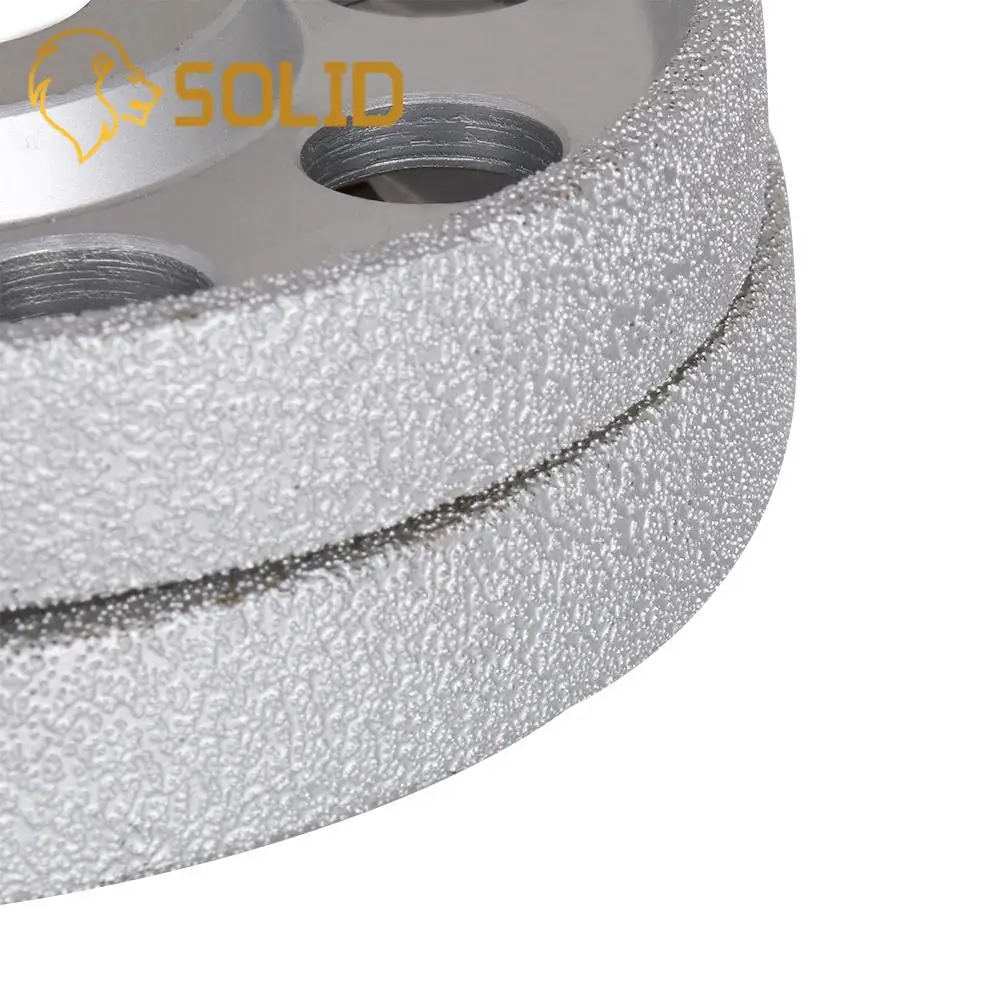 

125/150mm Brazed Diamond Grinding Wheel Cast Iron Deburring Rust Removal Tool for Marble Granite Glass Ceramic Jade